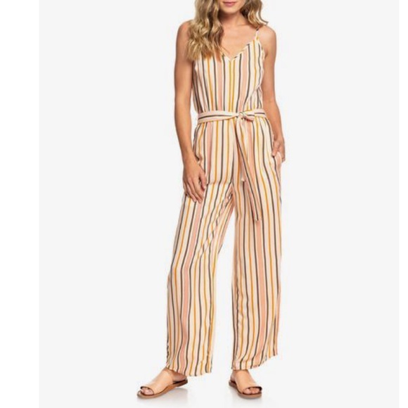 ROXY Cha Cha For Now Ankle Length Jumpsuit - Picture 2 of 10